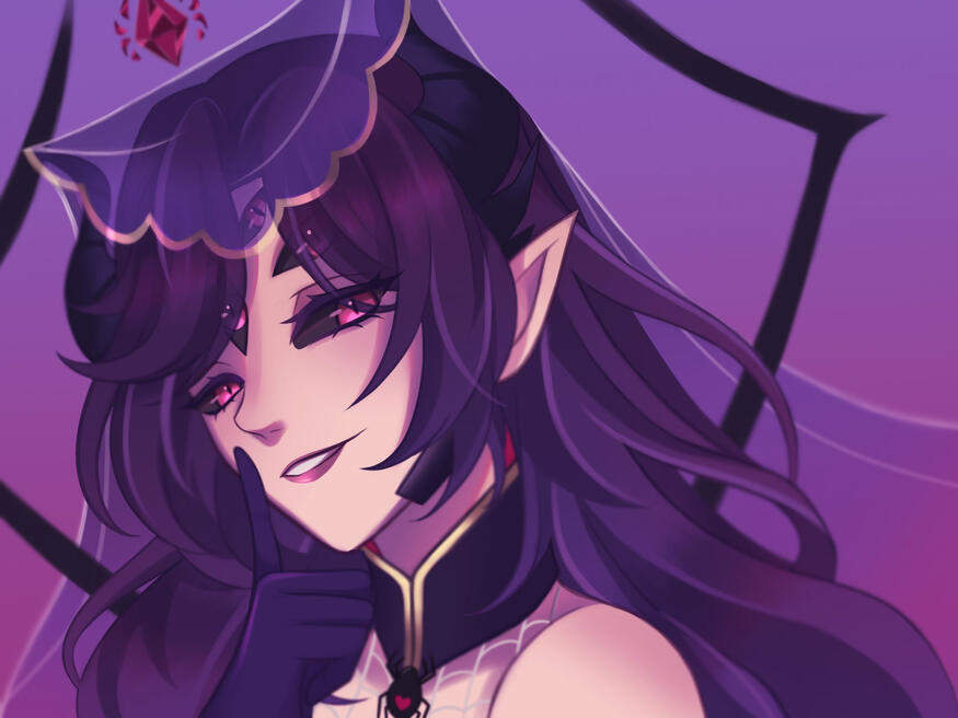 Colored Bust for @SpiderShiiVT